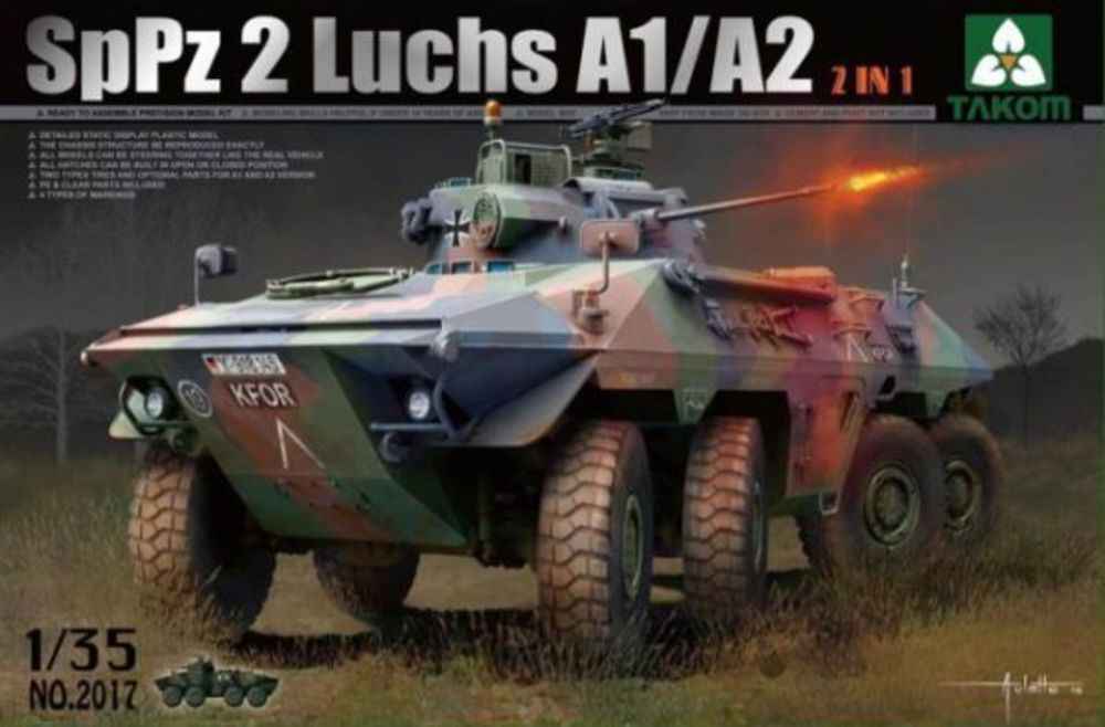 Bundeswehr SpPz 2 Luchs A1/A2 2 in 1