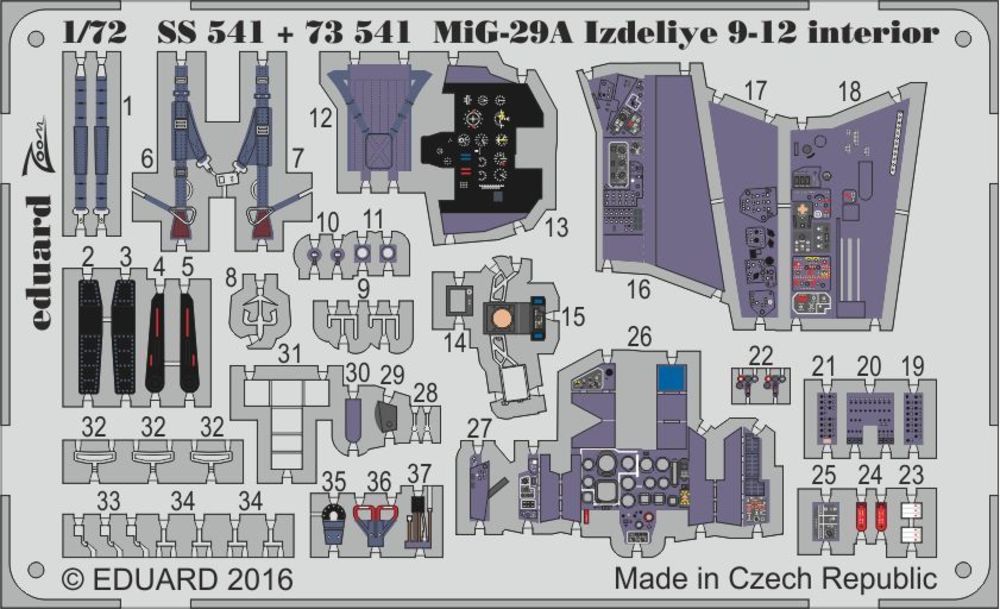 MiG-29A Izdeliye 9-12 interior f.Trumpet