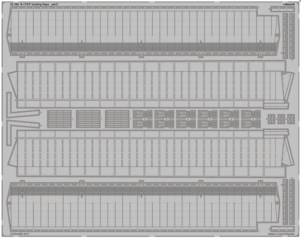 B-17E/F landing flaps for HKM