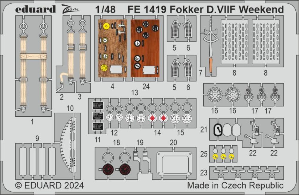 Fokker D.VIIF Weekend 1/48 EDUARD