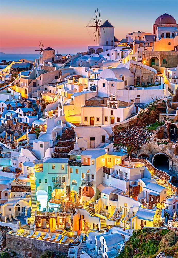 Santorini Lights, Puzzle 1000 Teile