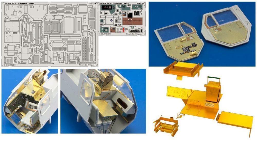 HEMTT interior for Italeri