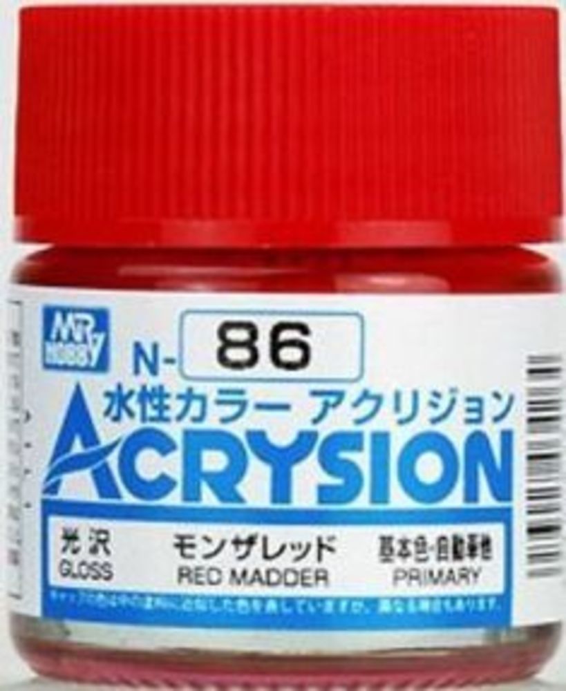 Mr Hobby -Gunze Acrysion (10 ml) Red Madder