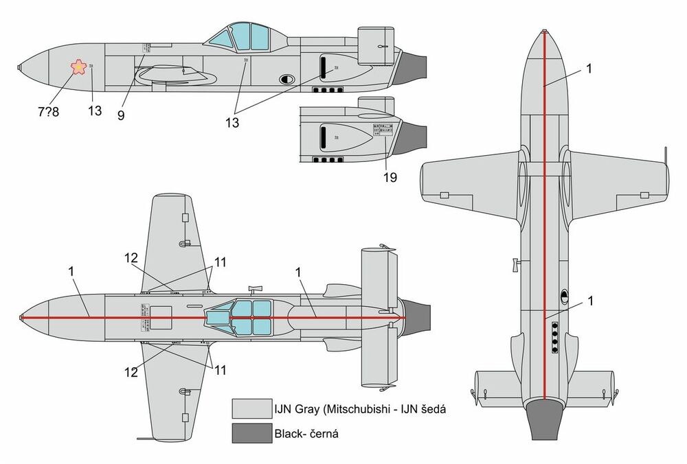 Yokosuka MXY-7 Ohka model 22