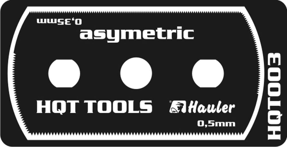 stainless razor saw asymetric