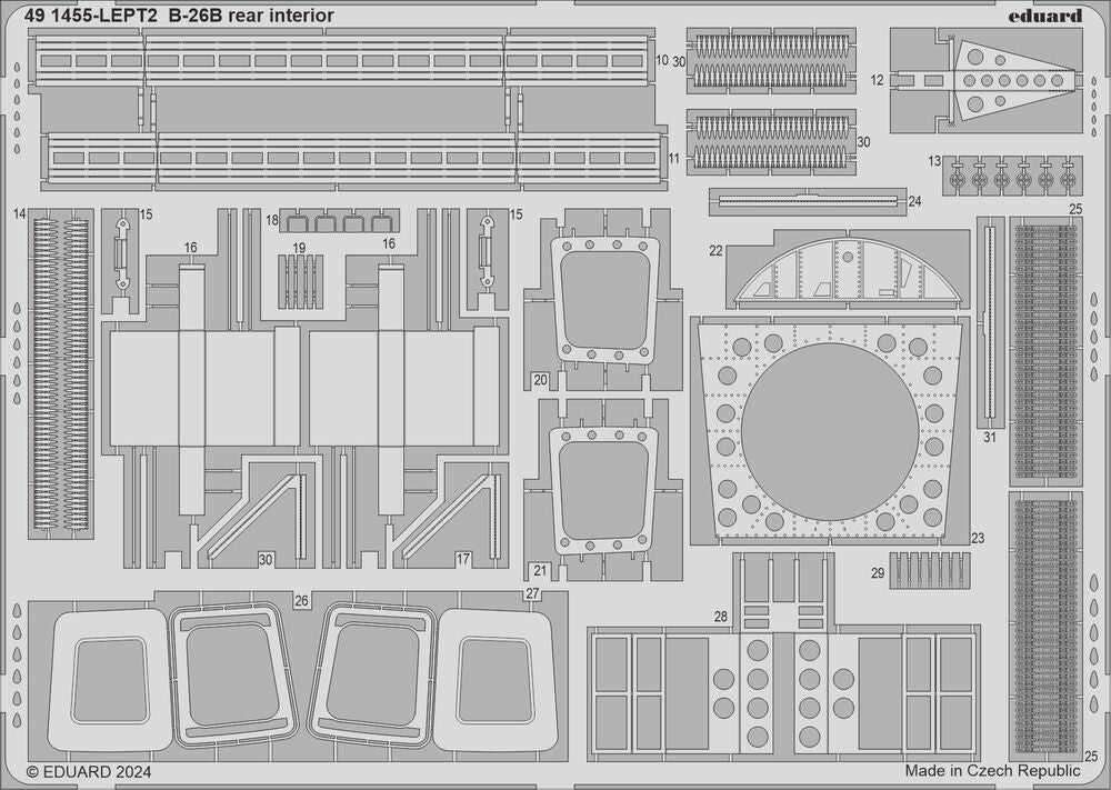 B-26B rear interior"