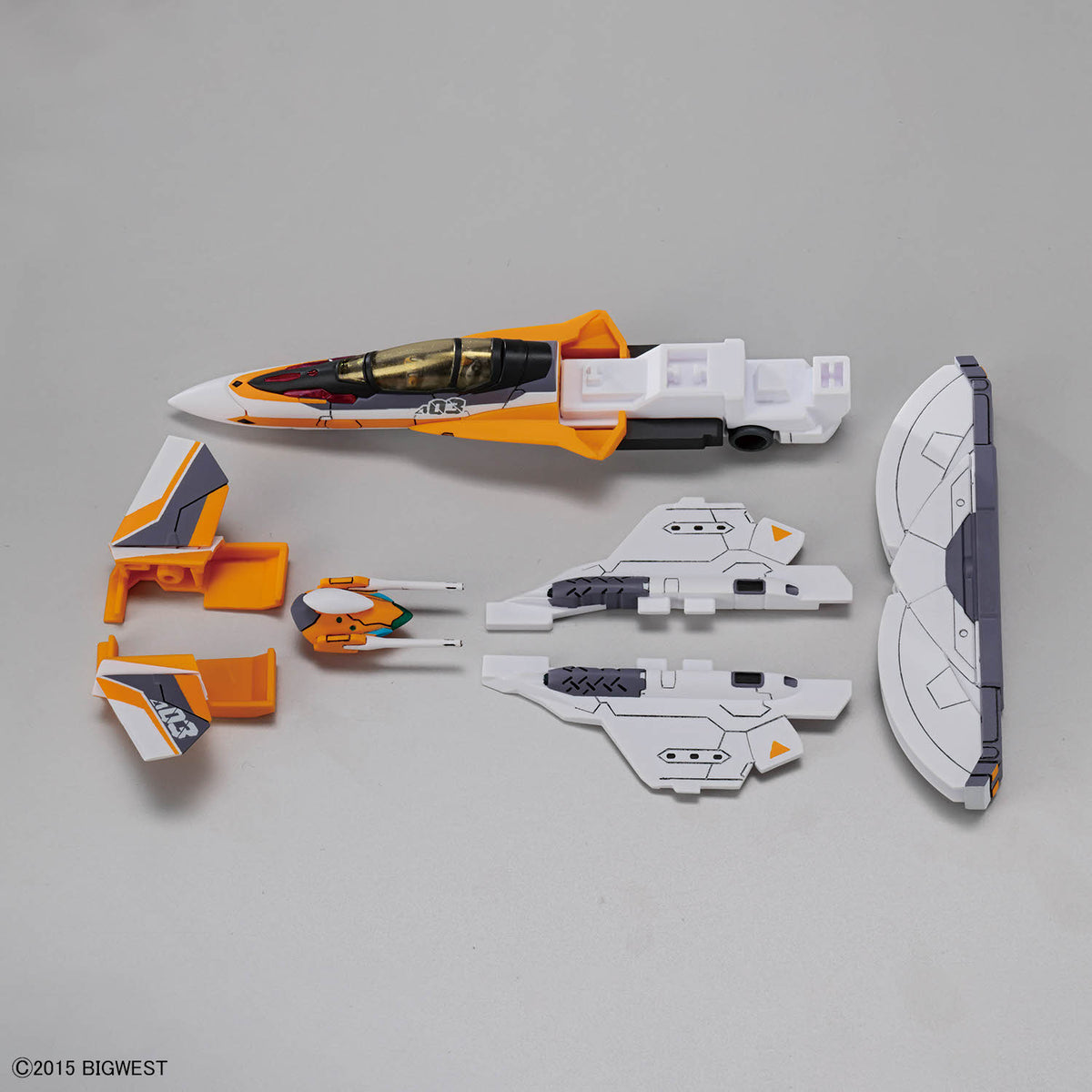 Macross Delta HG 1/100 VF-31E Siegfried Chuck Mustang Deluxe Set