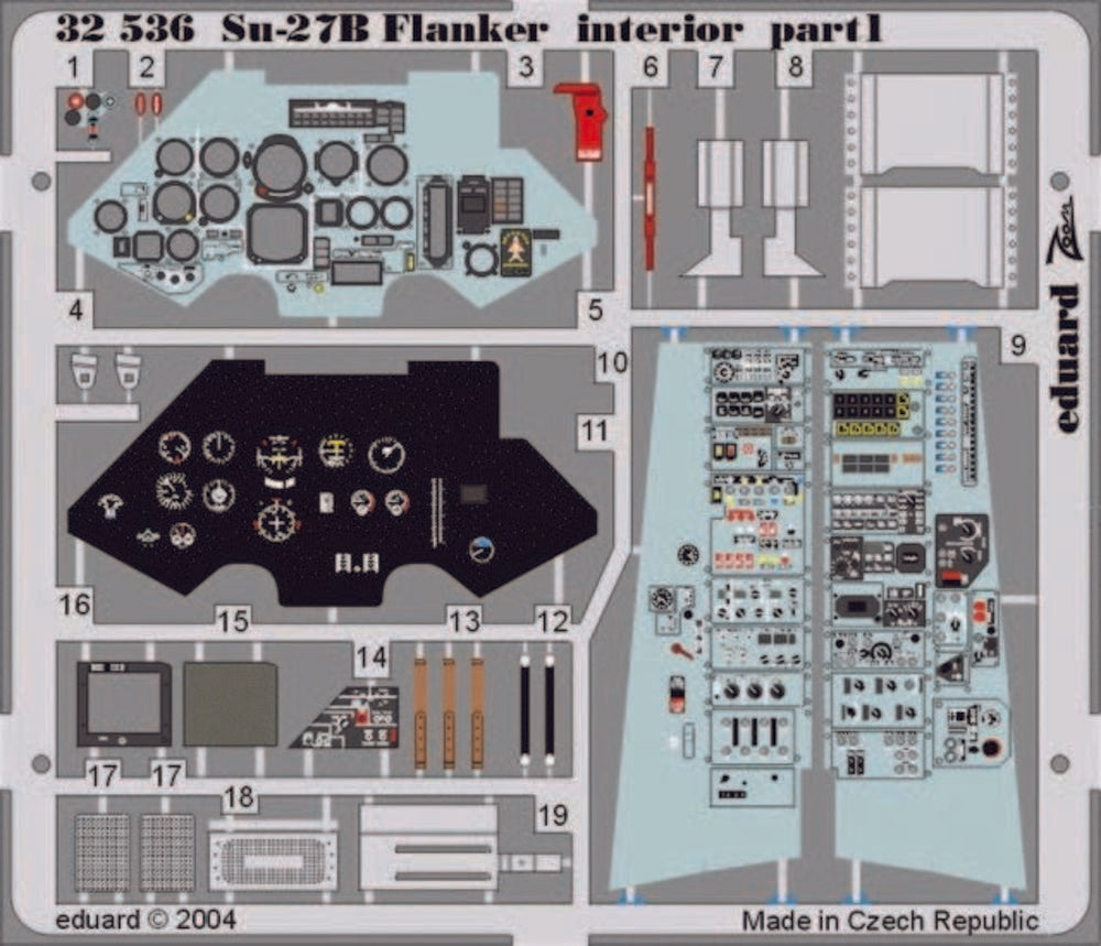 Su-27B Flanker Interior