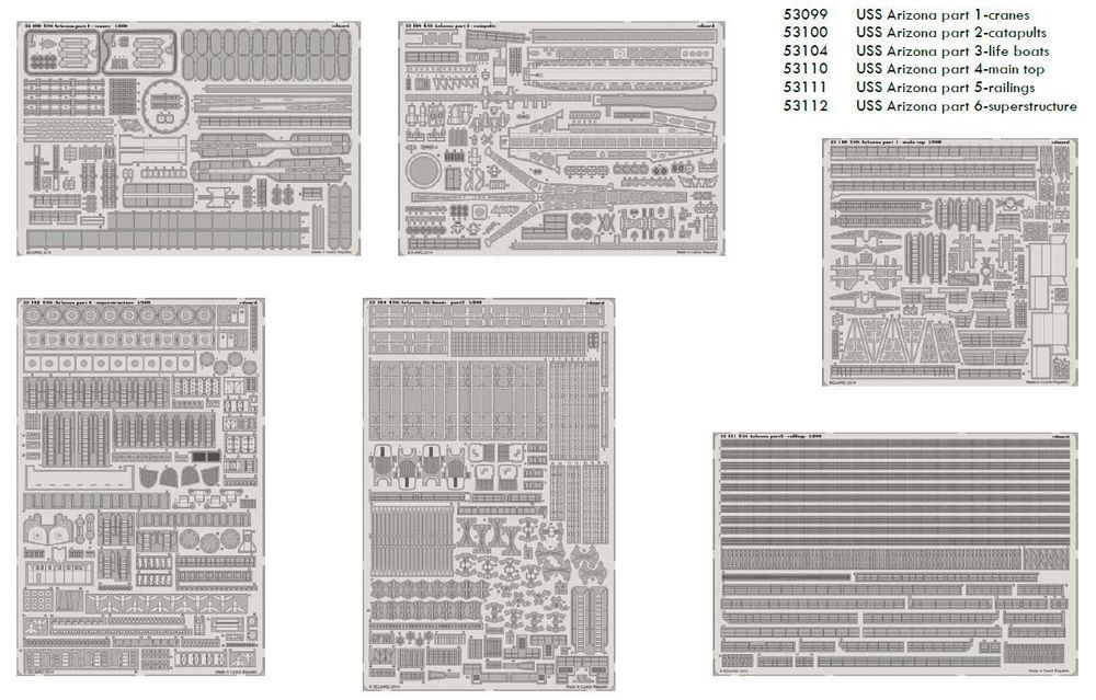 USS ARIZONA 1/200 -Part I. for Trumpeter