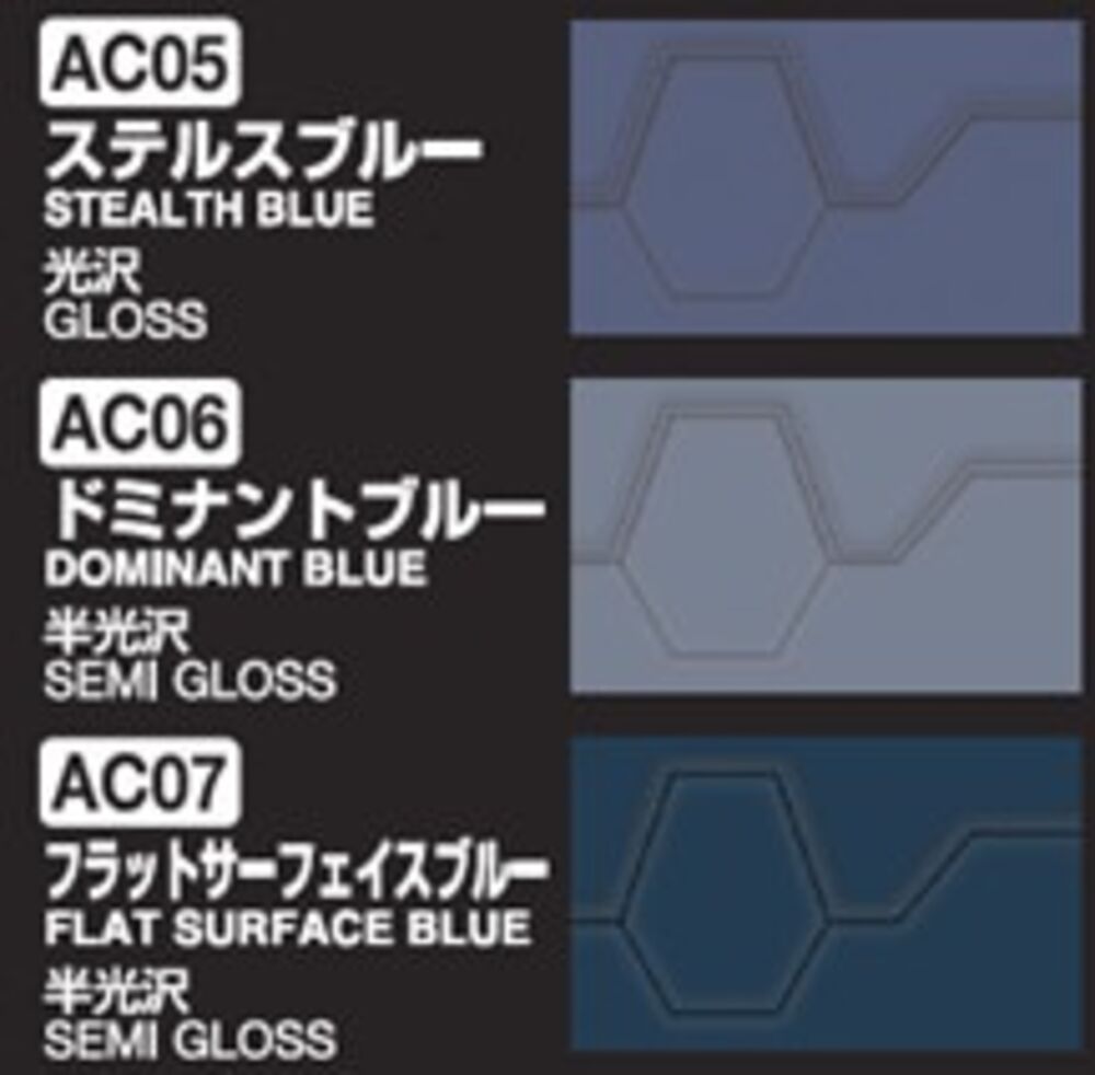 Mr Hobby -Gunze Ace Combat UNF Ridgebacks Squadron Colors