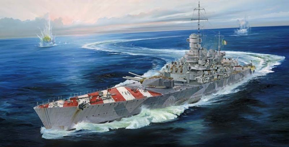 Italian Navy Battleship RN Roma 1943