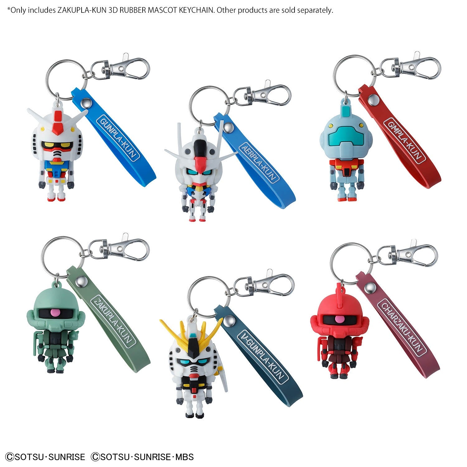 ZAKUPLA-KUN 3D RUBBER MASCOT KEYCHAIN