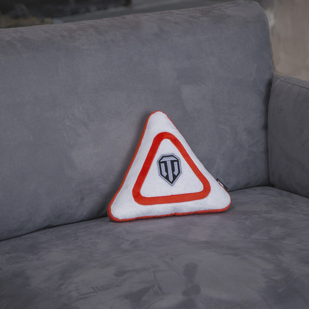 Car Pillow World of Tanks, 24 cm white