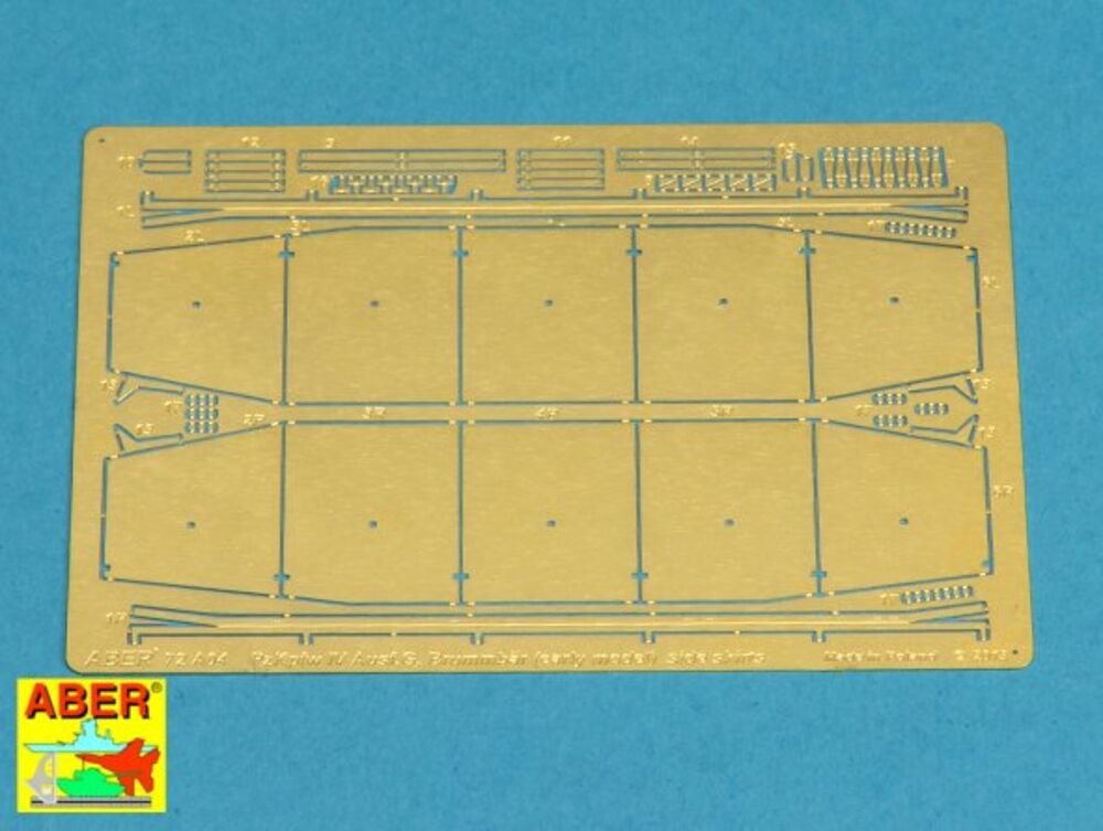 Side skirts for PzKpfw IVG