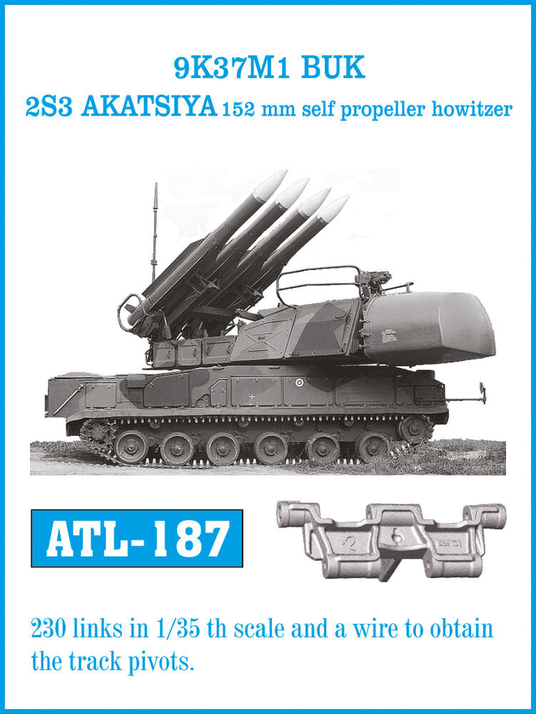 Tracks for 9K37M1 BUK 2S3 AKATSIYA 152 mm self propeller howitzer