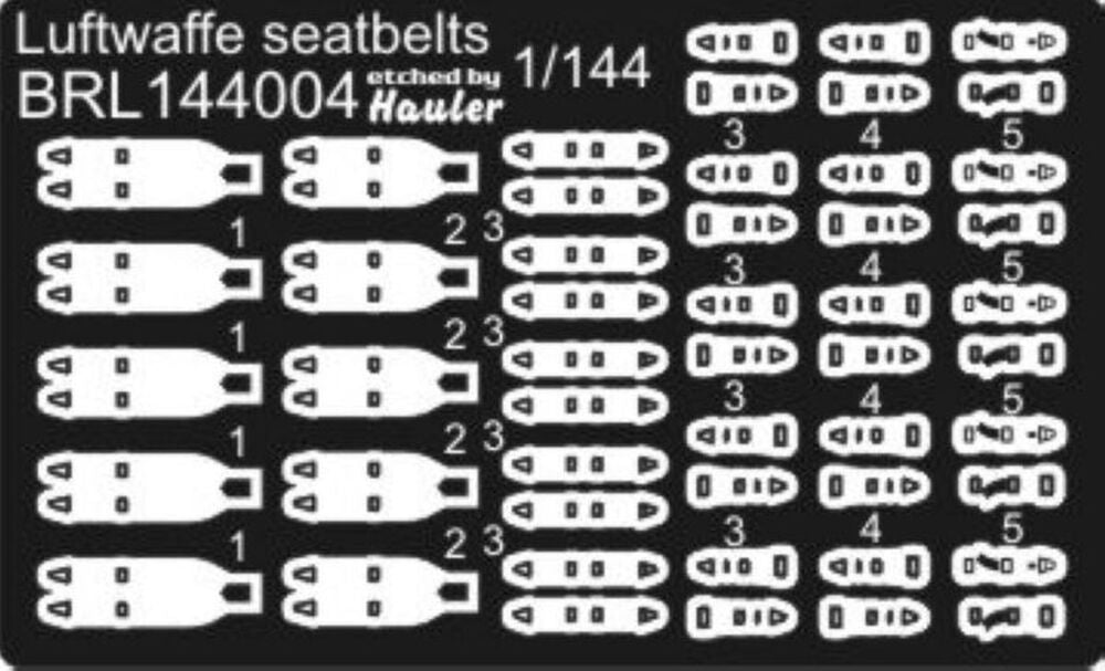 Luftwaffe seat belts