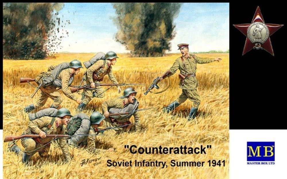 Counterattack, Soviet infantry, 1941