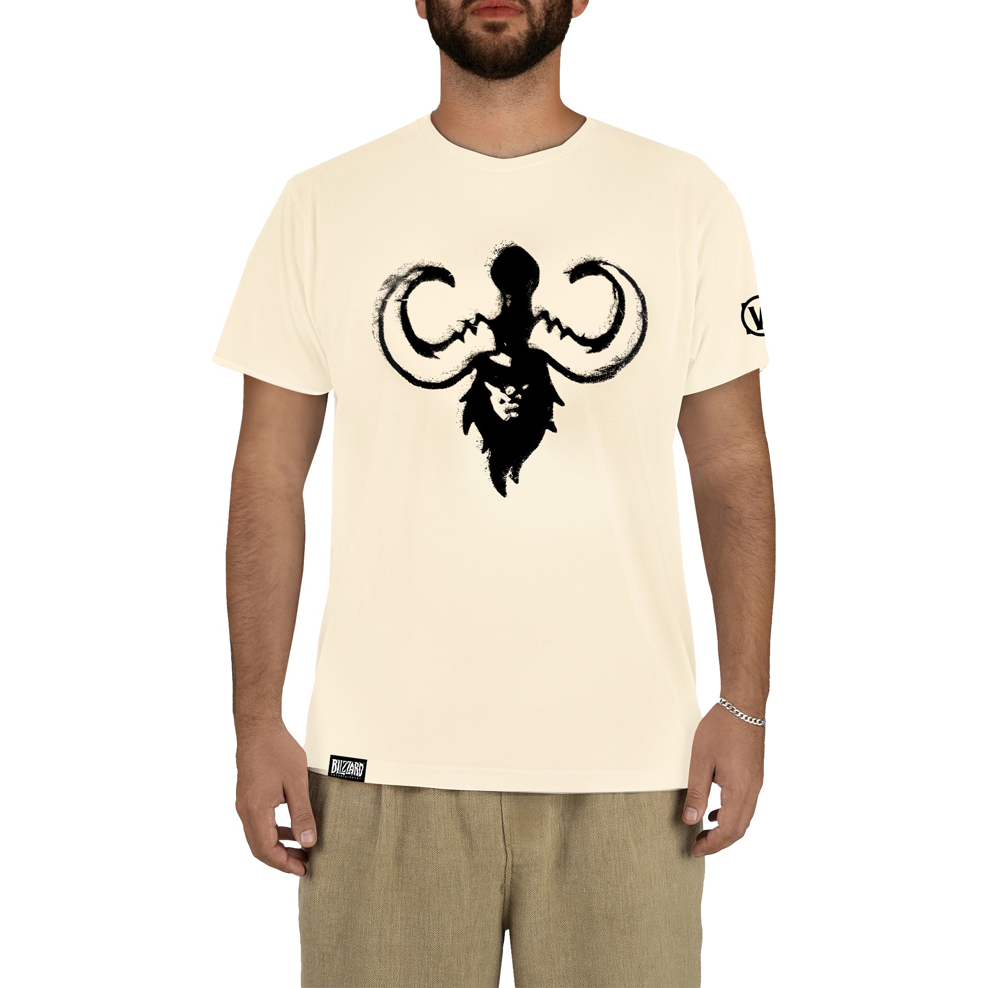 World of Warcraft Illidan t-shirt, color: cream, size: XXL