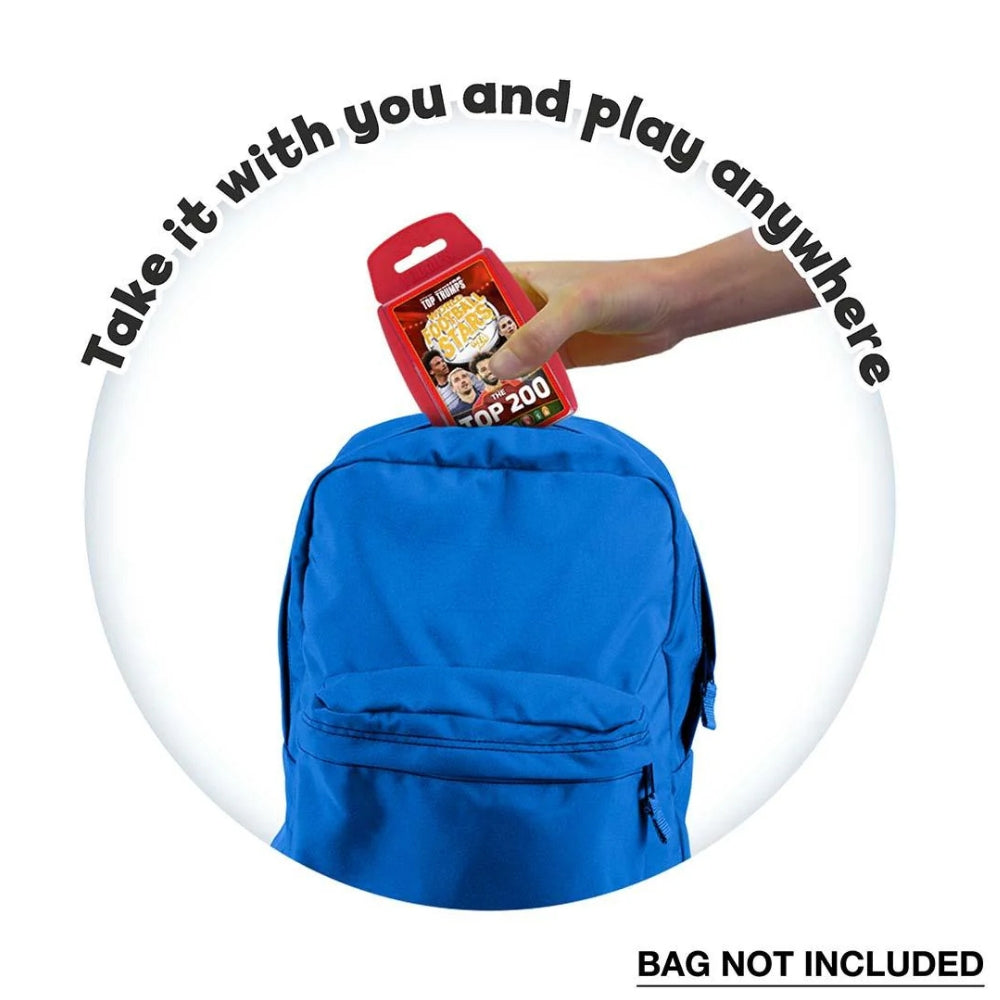 World Football Stars Top 200 - Pack 4 Top Trumps Card Game English