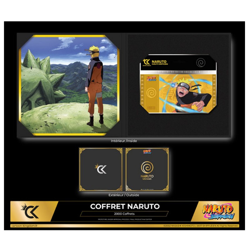 Naruto Shippuden Shikishi X Golden Ticket Box. Official product in limited edition by Cartoon Kingdom