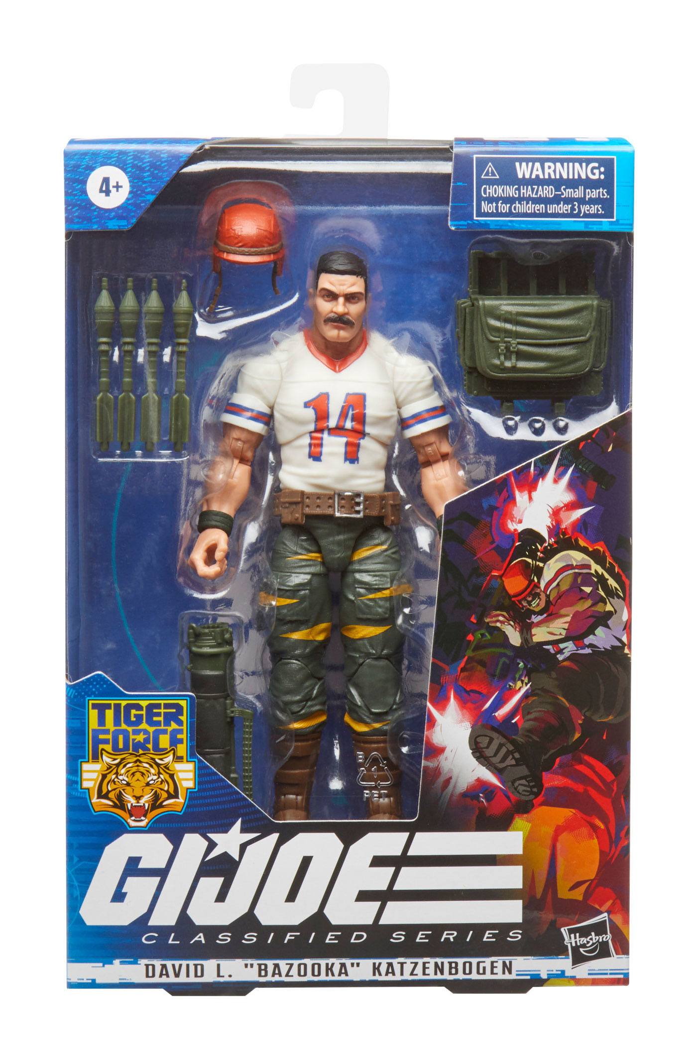 G.I. Joe Classified Series Action Figure 2023 Tiger Force: David L. Bazooka Katzenbogen 15 cm