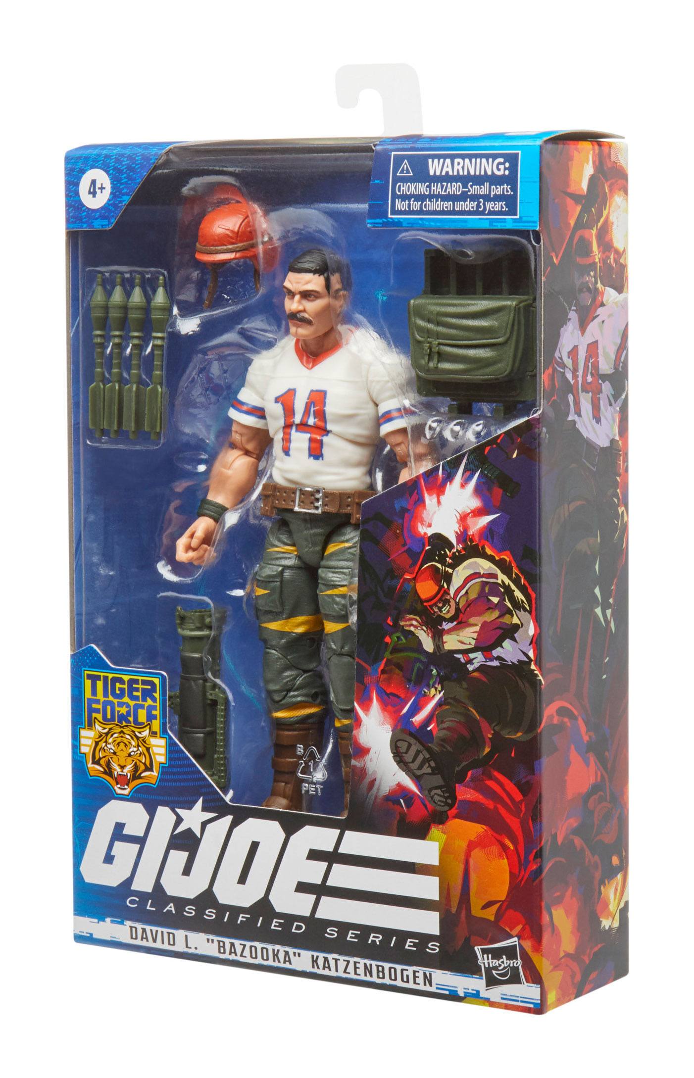 G.I. Joe Classified Series Action Figure 2023 Tiger Force: David L. Bazooka Katzenbogen 15 cm