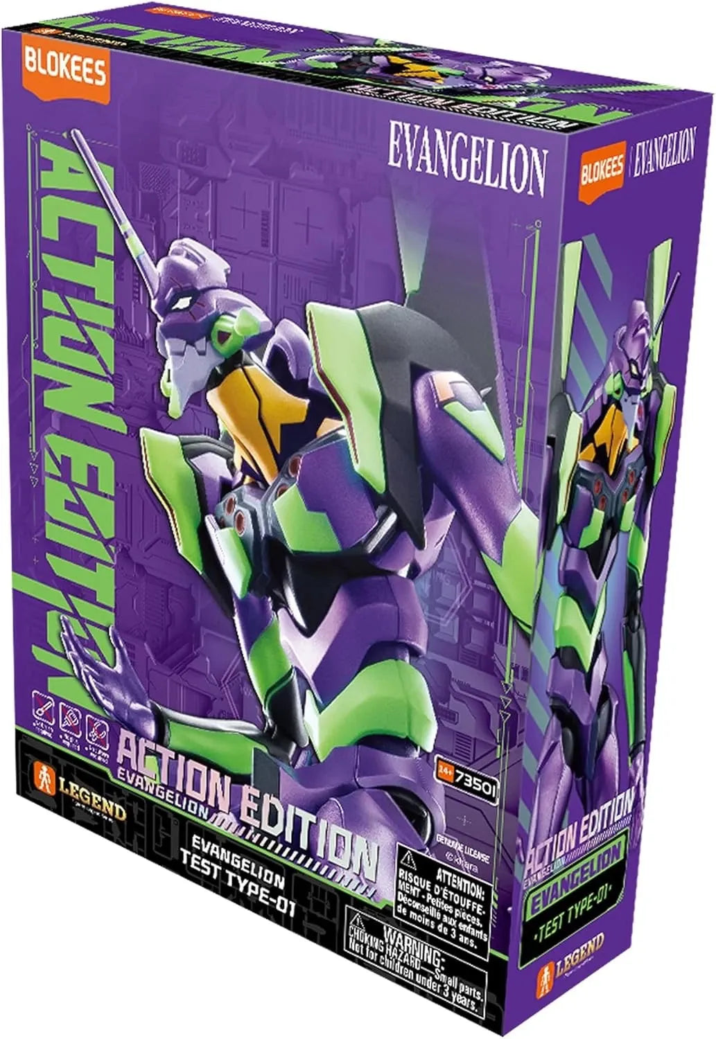 EVANGELION - Unit 01 - Model Kit Ultra Action Blokees