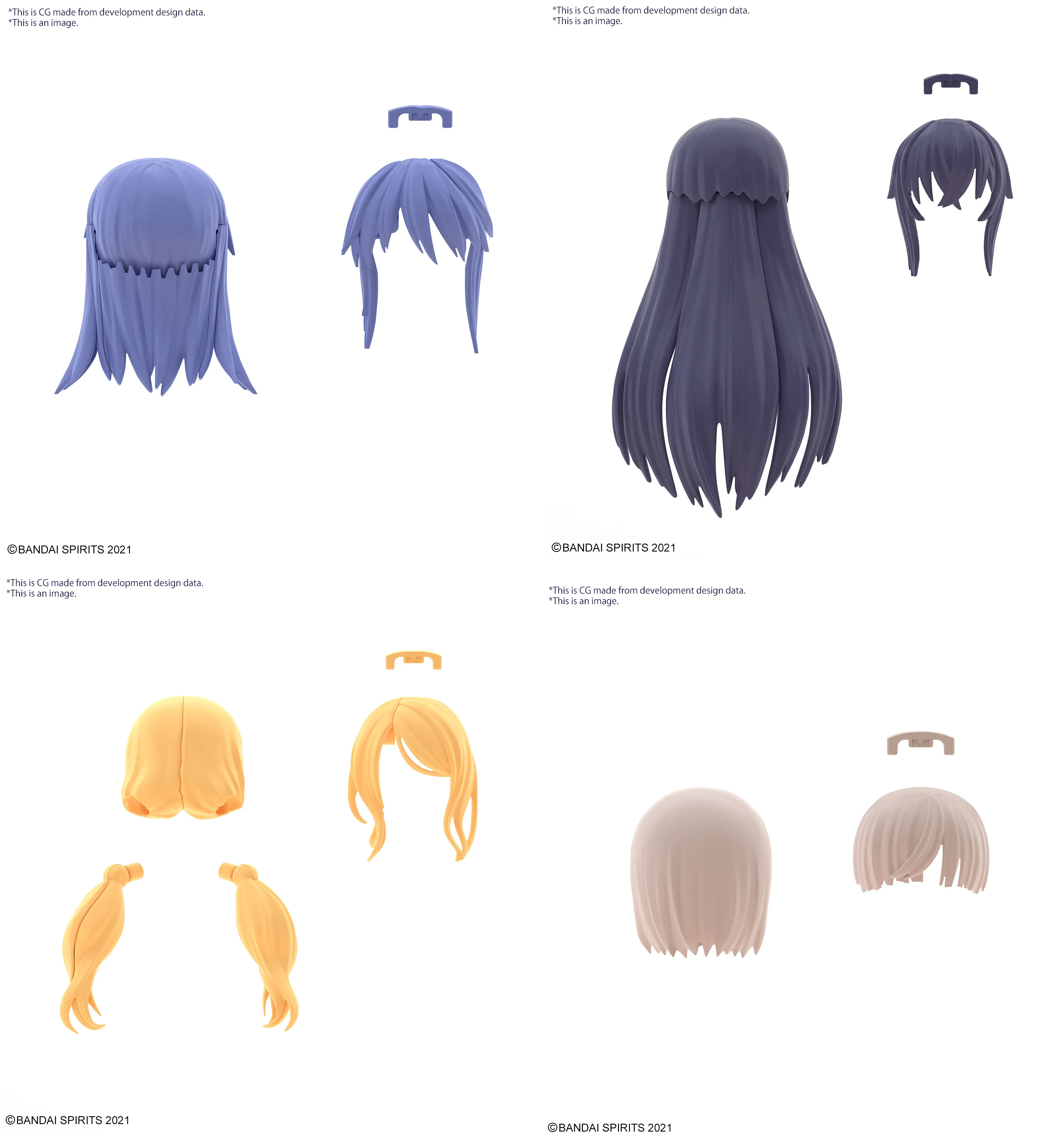30MS - Option Hair Style Parts Vol.8 All 4 Types