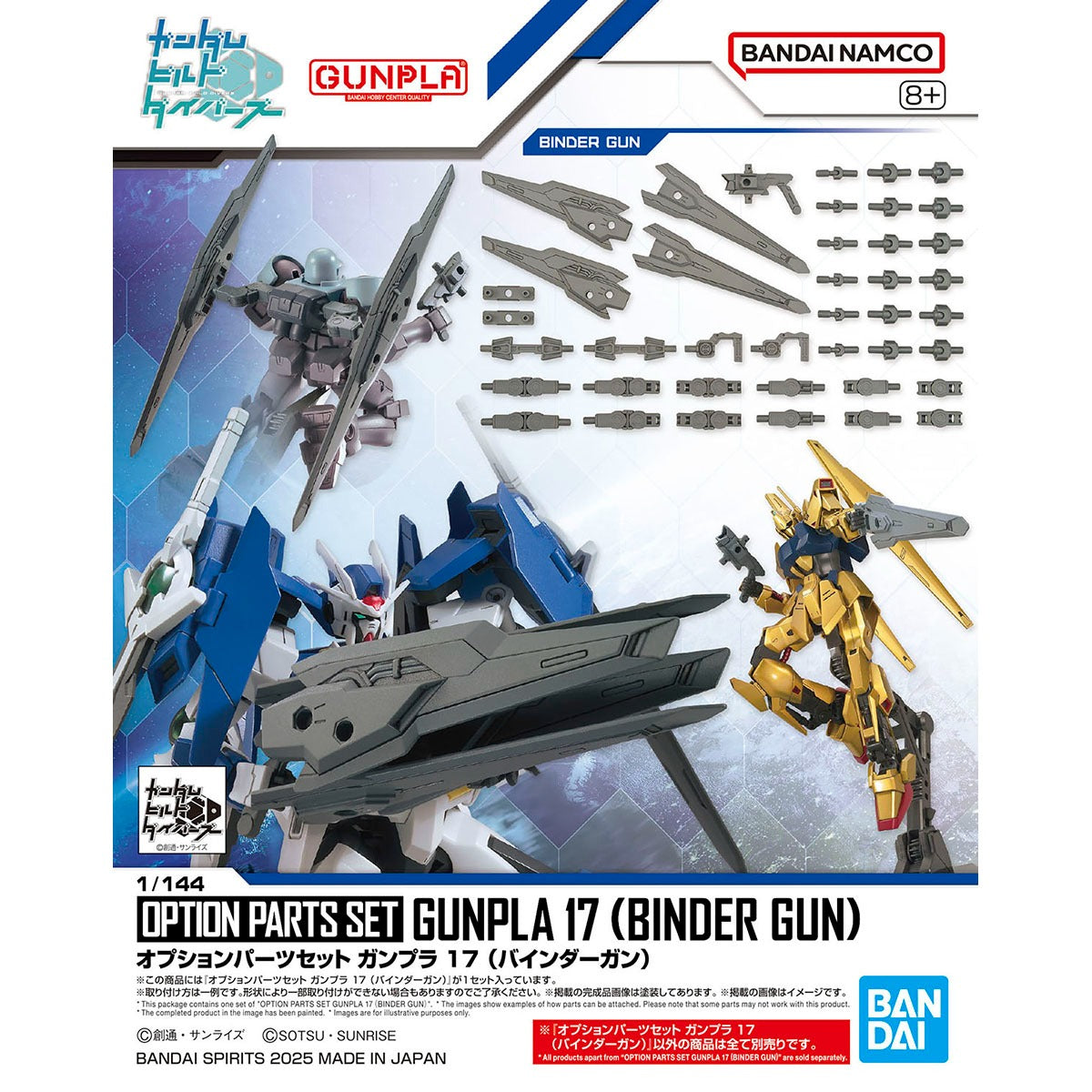 Option Parts Set for Gunpla 17 (Binder Gun)