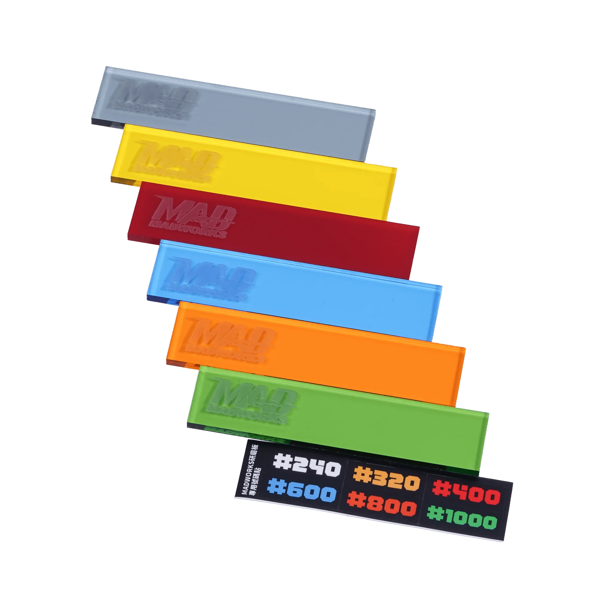MadWorks Acrylic Grinding Plate - base for self-adhesive sandpaper - 6 pieces per pack (AGP-000)