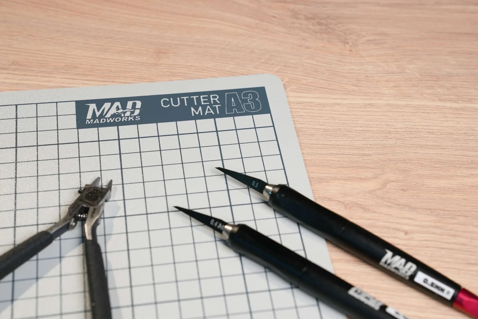 Cutting Mat for Modelers - A3 - Gunpla Panel Line