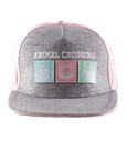 Animal Crossing Snapback Cap Pastel Squares