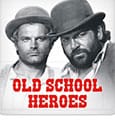 Bud Spencer & Terence Hill Tin coasters Old School Heroes 10 x 10 cm