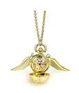 Harry Potter Watch Necklace Golden Snitch (gold plated)