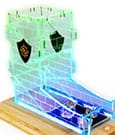 Enhance Tabletop Series LED Dice Tower with Dice Set Clear