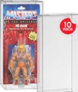PET Protectors 10-Pack for Masters of the Universe Origins Power Posing (Carded) Box Figures