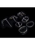 Mythic Legions: All Stars 6 Action Figure Accessorys Belts Pack (Black)