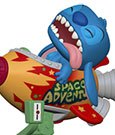Lilo & Stitch POP! Rides Vinyl Figure Stitch in Rocket 15 cm