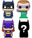 DC Bitty POP! Vinyl Figure 4-Pack Batman Adam West 2,5 cm