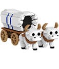 Oregon Trail POP! Rides Super Deluxe Vinyl Figure Ox & Wagon 15 cm
