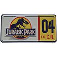 Jurassic Park Replica 1/1 Dennis Nedry License Plate