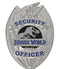 Jurassic World Limited Edition Replica Security Officer Badge