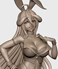 Overlord BiCute Bunnies PVC Statue Albedo Another Costume 30 cm