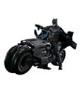 The Flash Movie Masterpiece Action Figure wih Vehicle 1/6 Batman & Batcycle Set 30 cm
