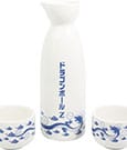 Dragon Ball Z Ceramic Sake Set Blue Shenron