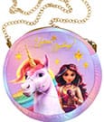 Unicorn Academy Plush Shoulder Bag Round