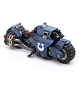 Warhammer 40k Vehicle 1/18 Ultramarines Outrider Bike 22 cm