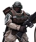 Warhammer 40k Action Figure 1/18 Astra Militarum Cadian Command Squad Veteran with Regimental Standard 12 cm