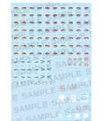 Megami Device M.S.G. Plastic Model Kit 1/1 Puni Mofu Gin Lang Eye Decal Set