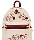 Loungefly Midi Backpack Cream & Red Floral